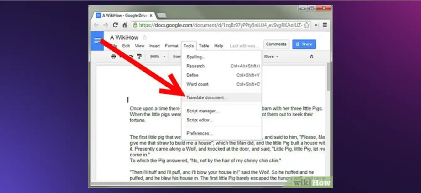 Translate Document