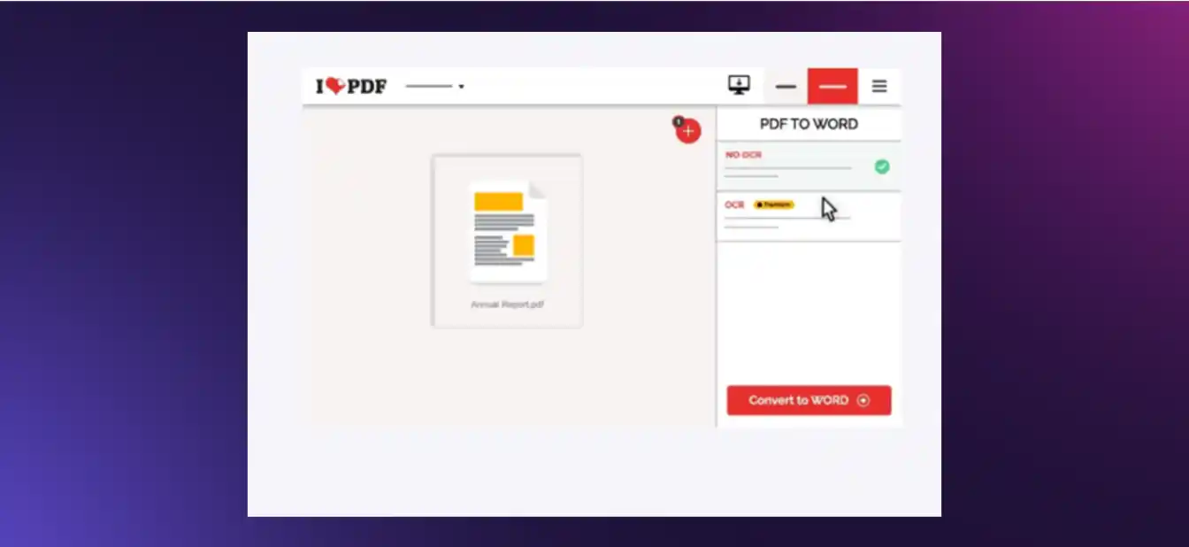 Convert to Word