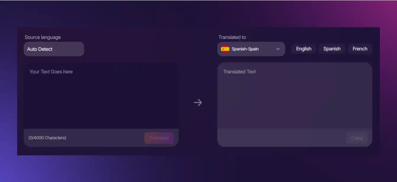 Murf AI Text Translator