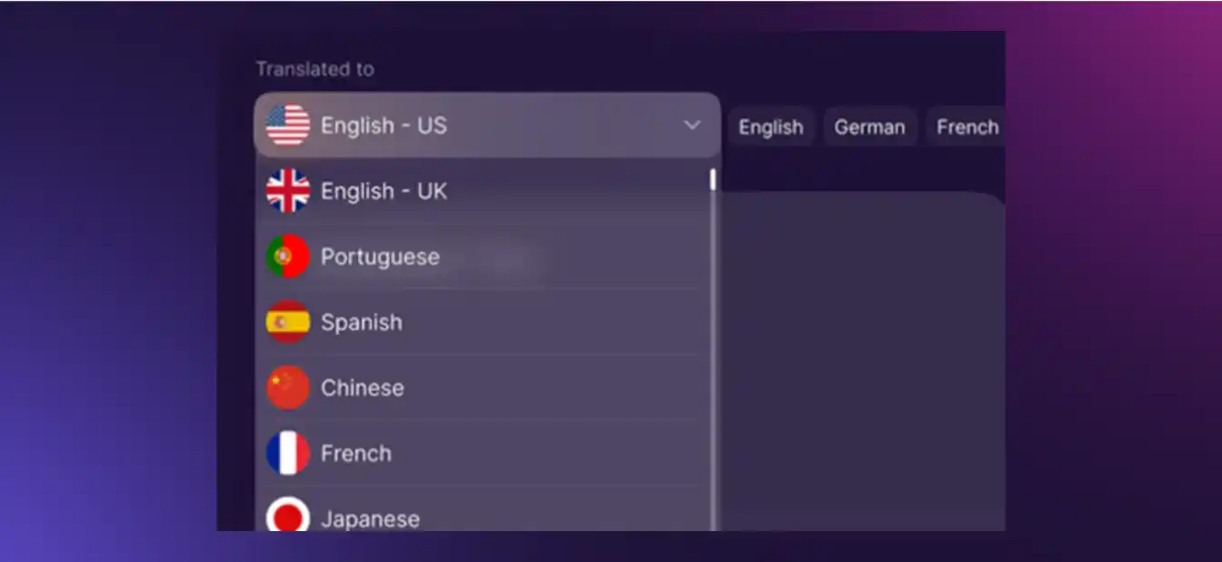 Select Language