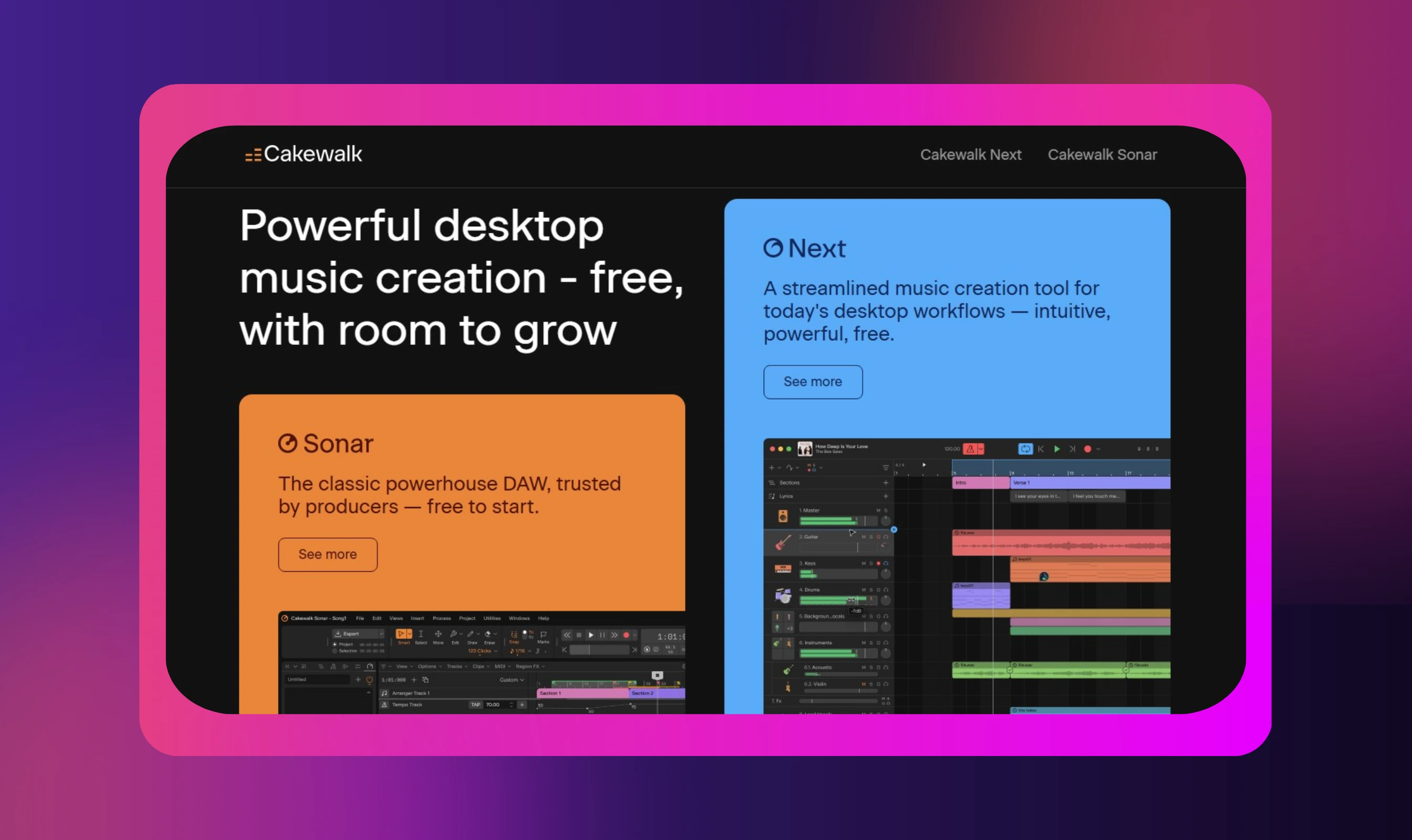 Cakewalk by BandLab