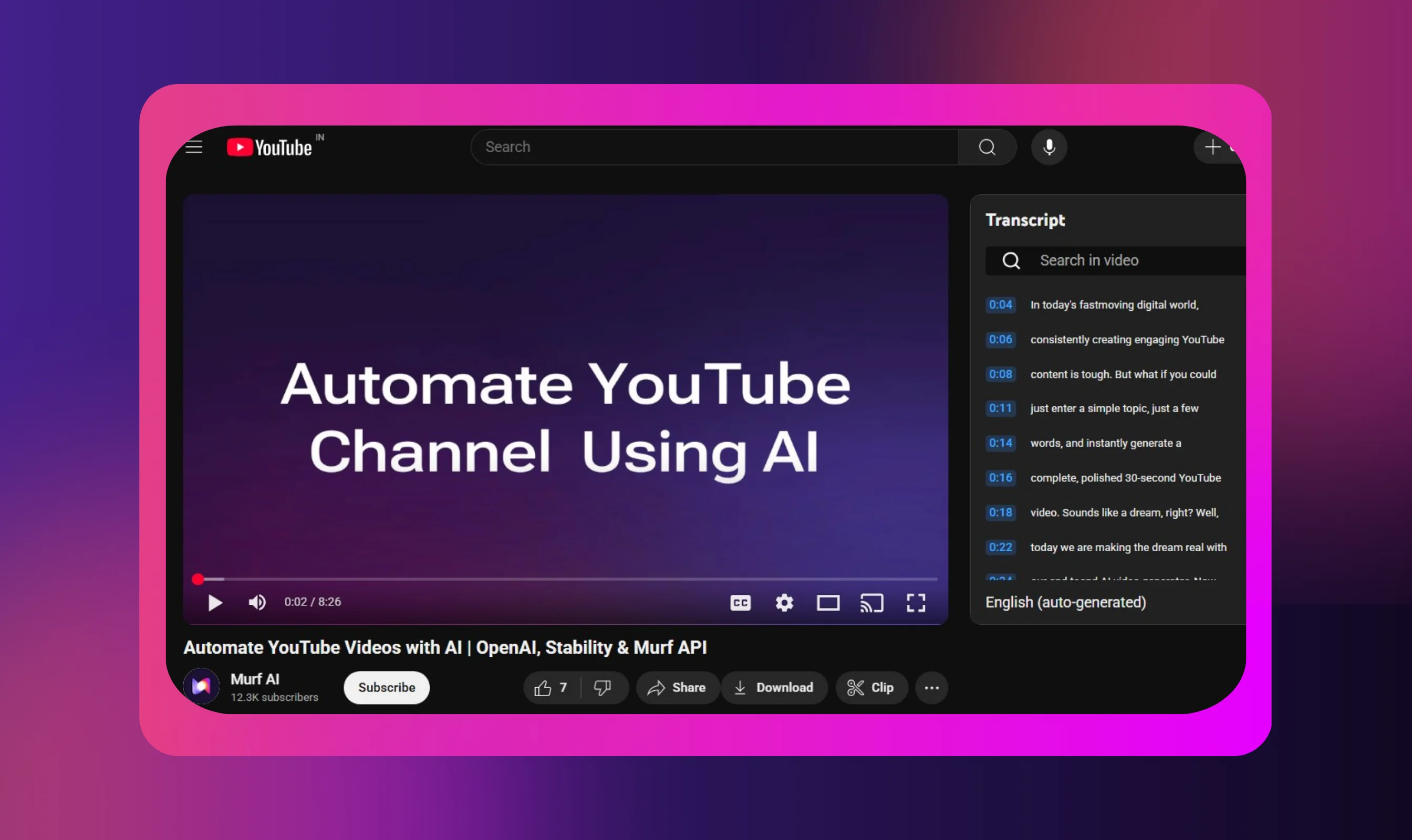 Why You Might Need a YouTube Transcript