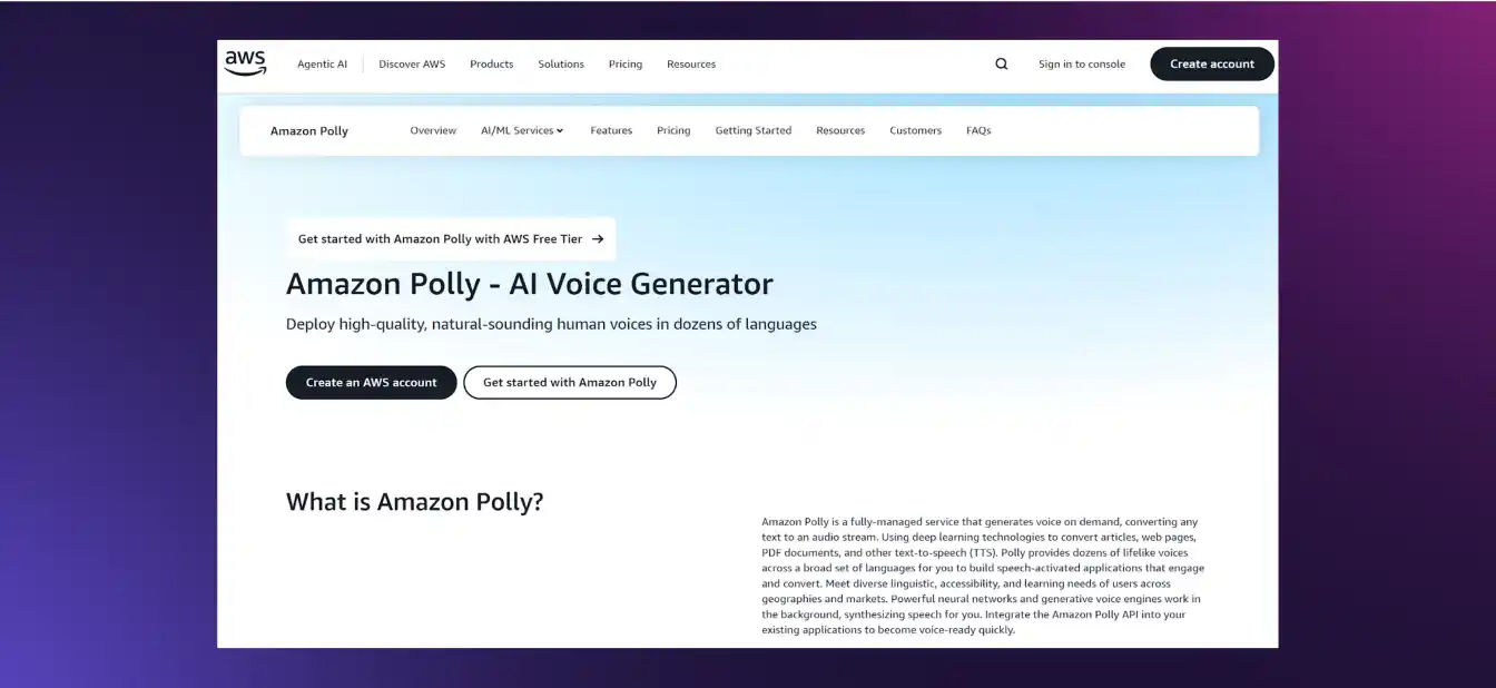 Amazon Polly