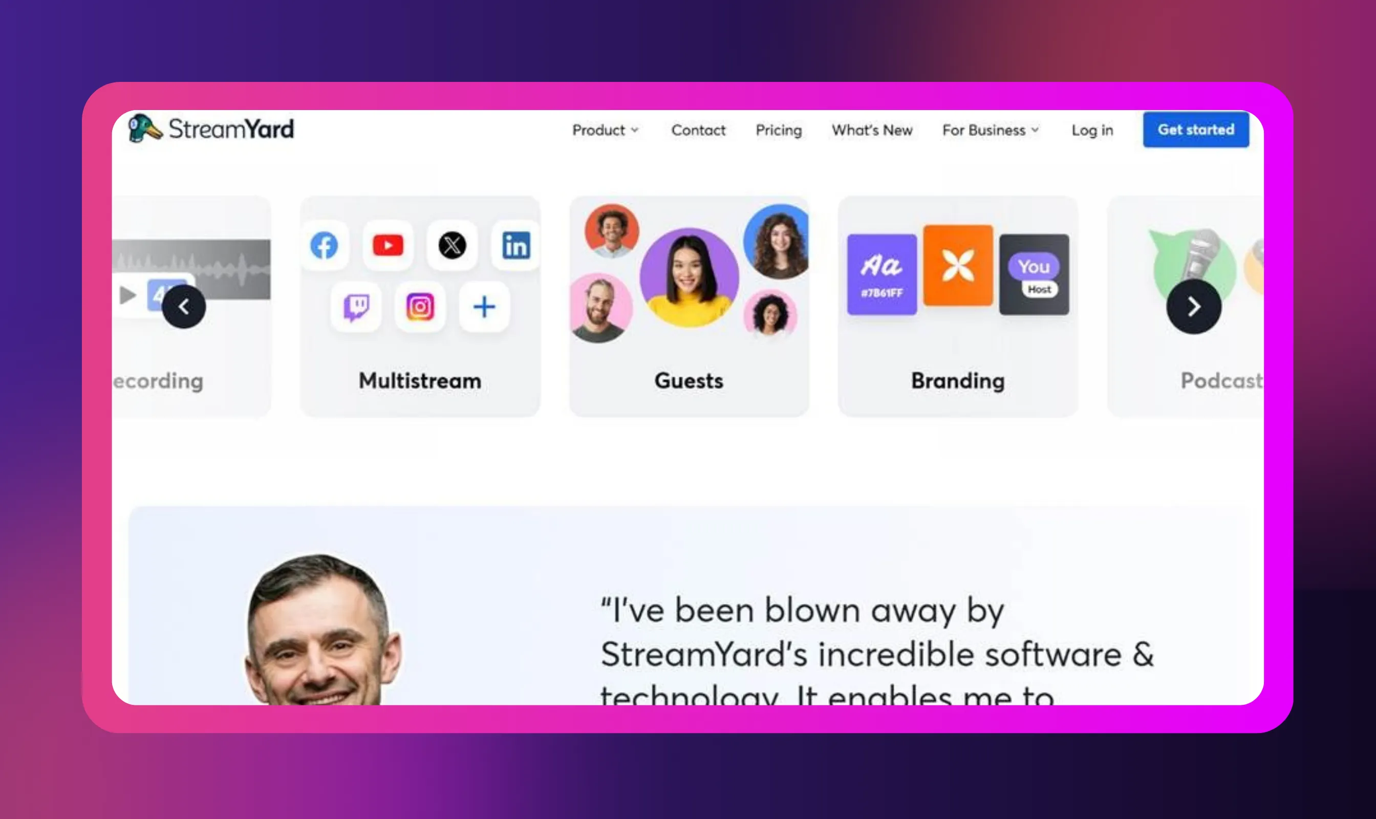 StreamYard: Best Cloud-Based Solution