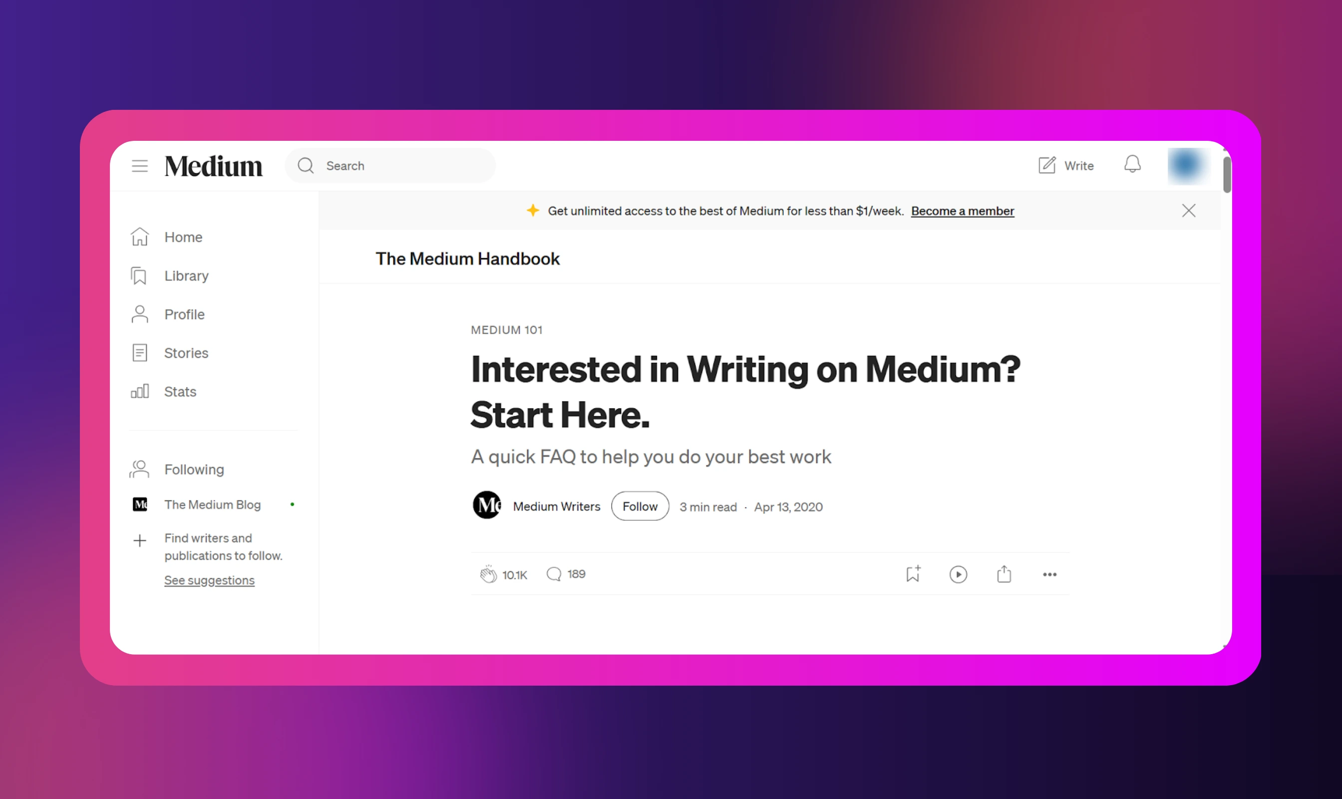 Medium - Top Content Creator Platforms in 2025
