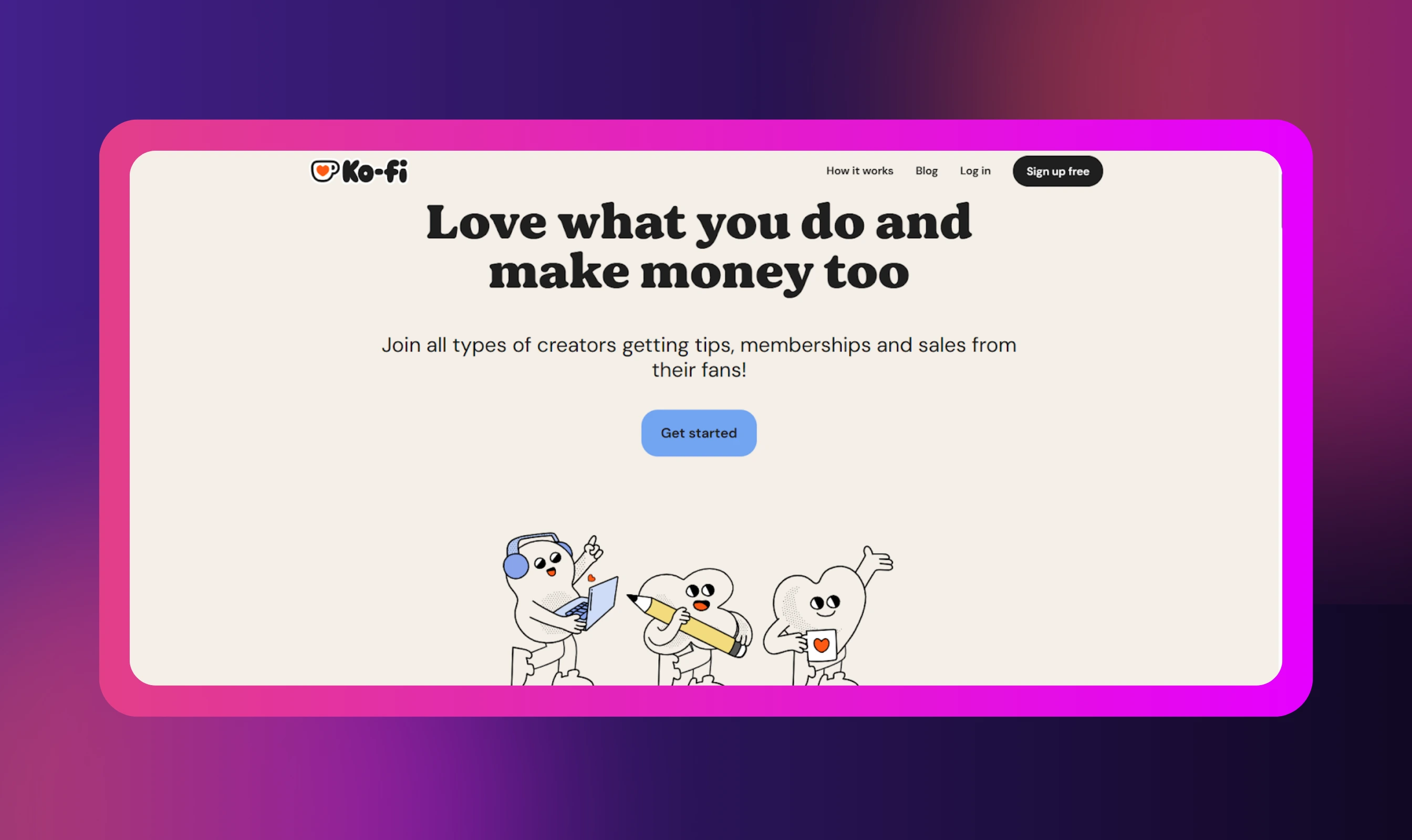 Ko-fi - Top Content Creator Platforms in 2025