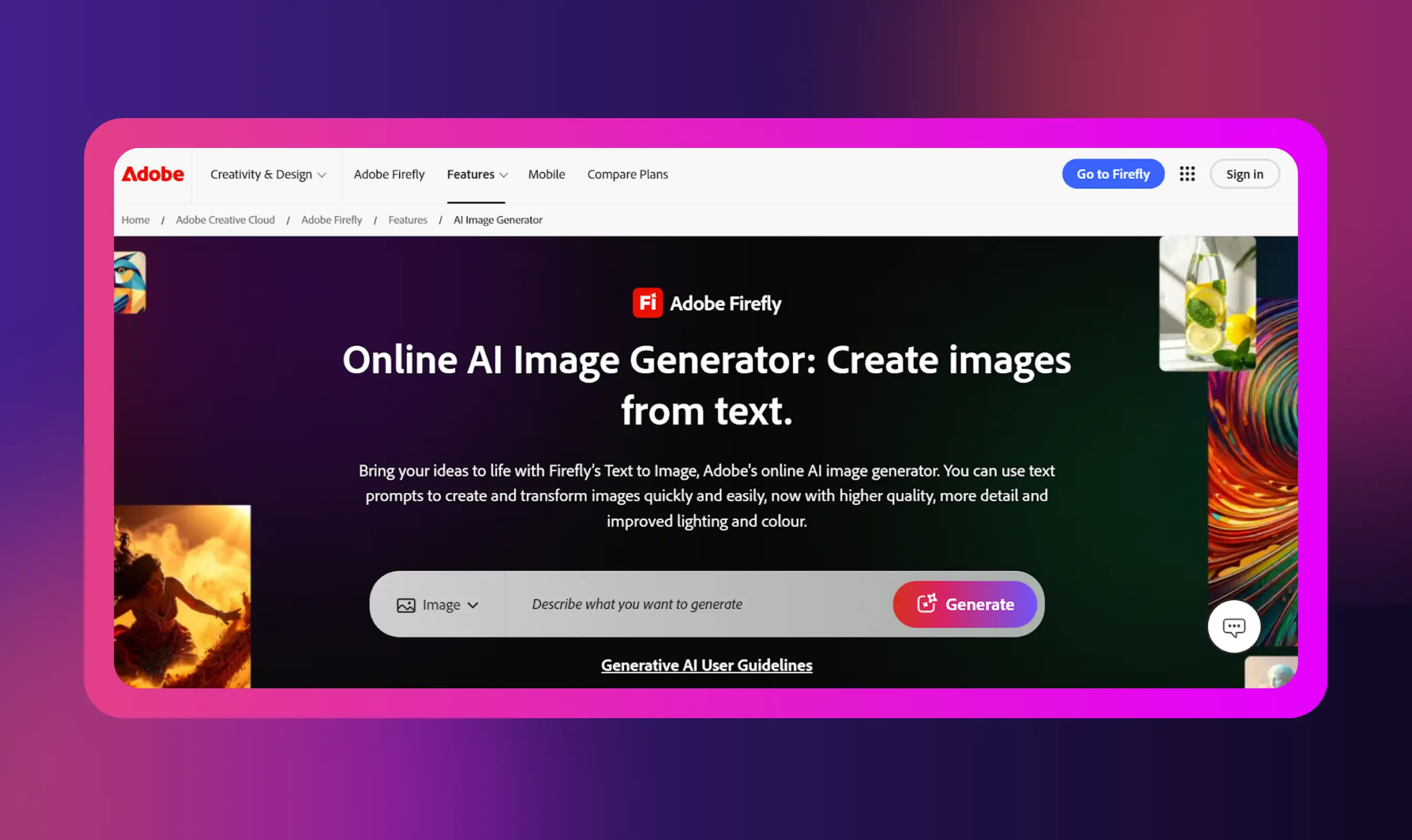 Adobe Firefly - Top AI Tools Transforming the Film Industry