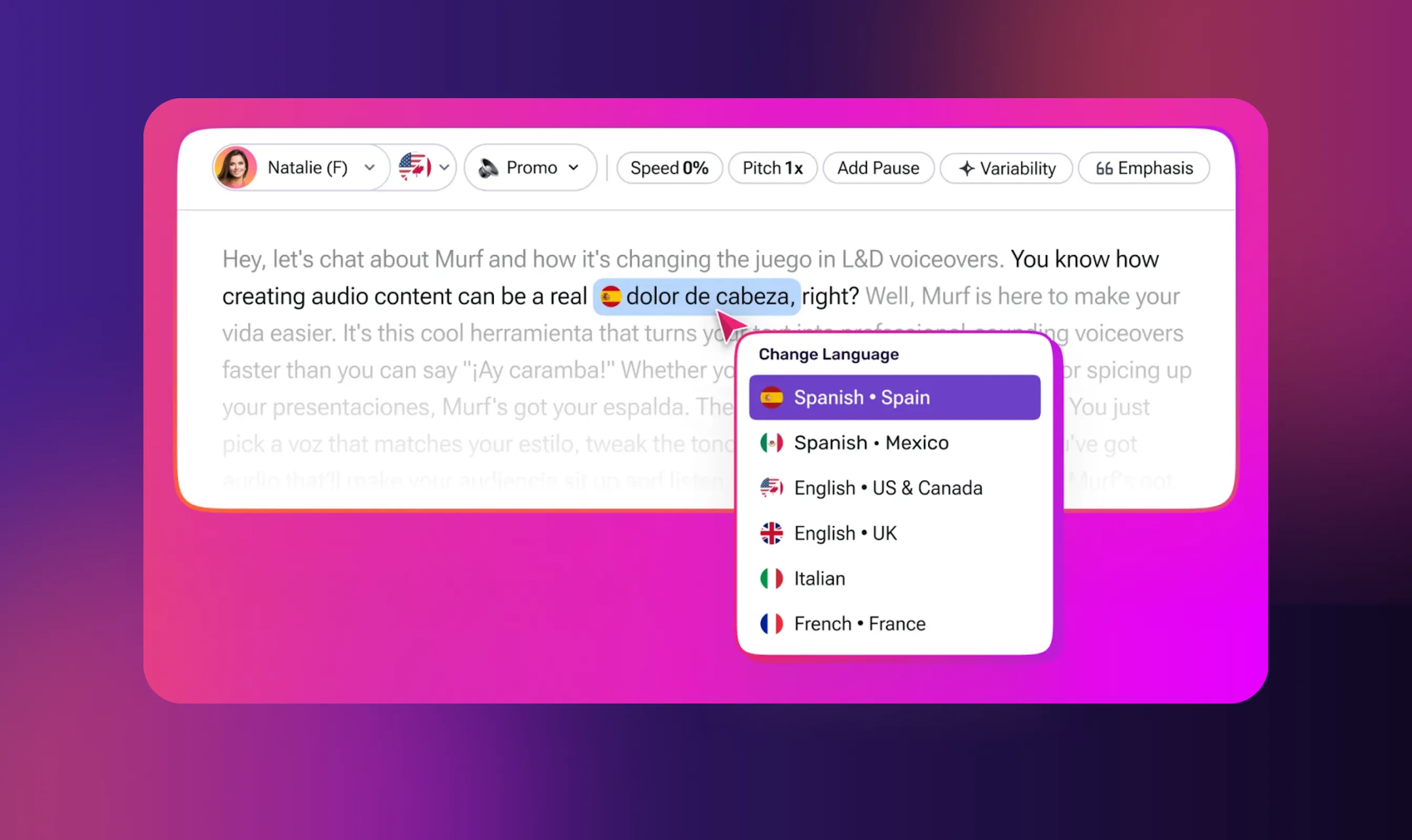 Murf AI vs Cartesia: Voice Variety & Languages/Accents