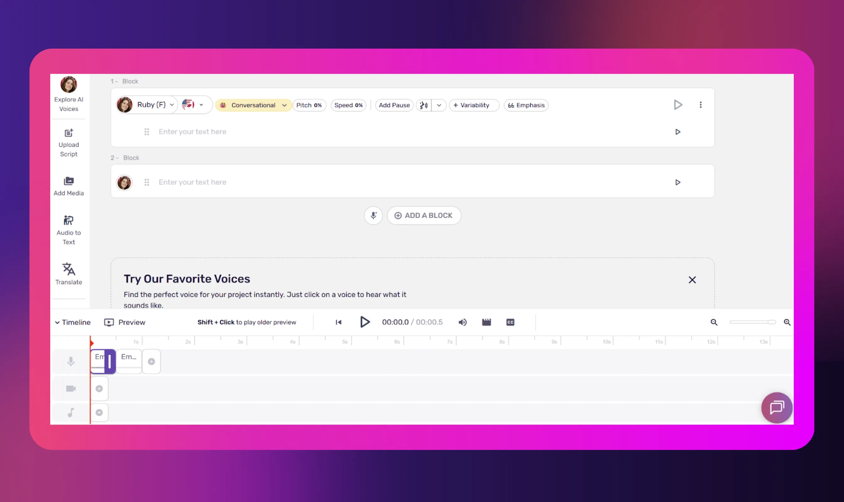 Murf AI: Editing Tools & Interface Usability