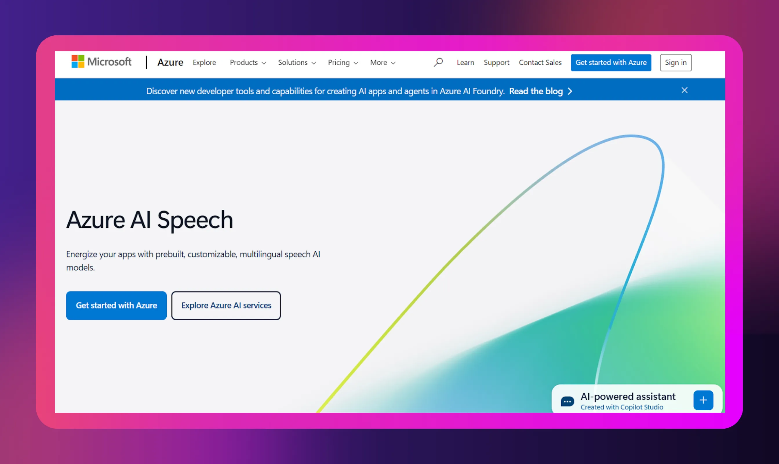 Microsoft Azure - Top 10 Cartesia Alternatives