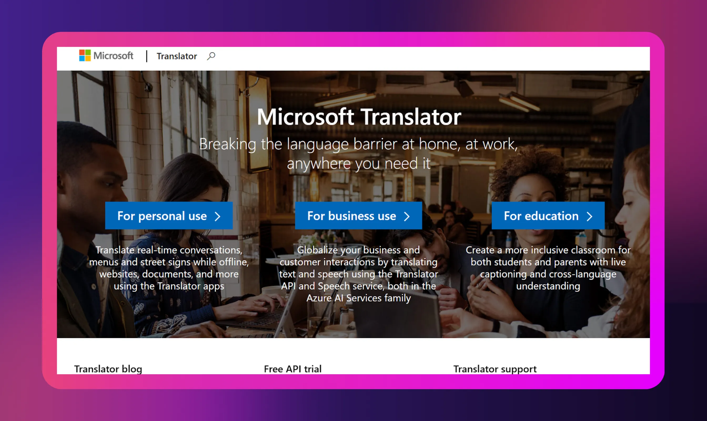 Microsoft Translator
