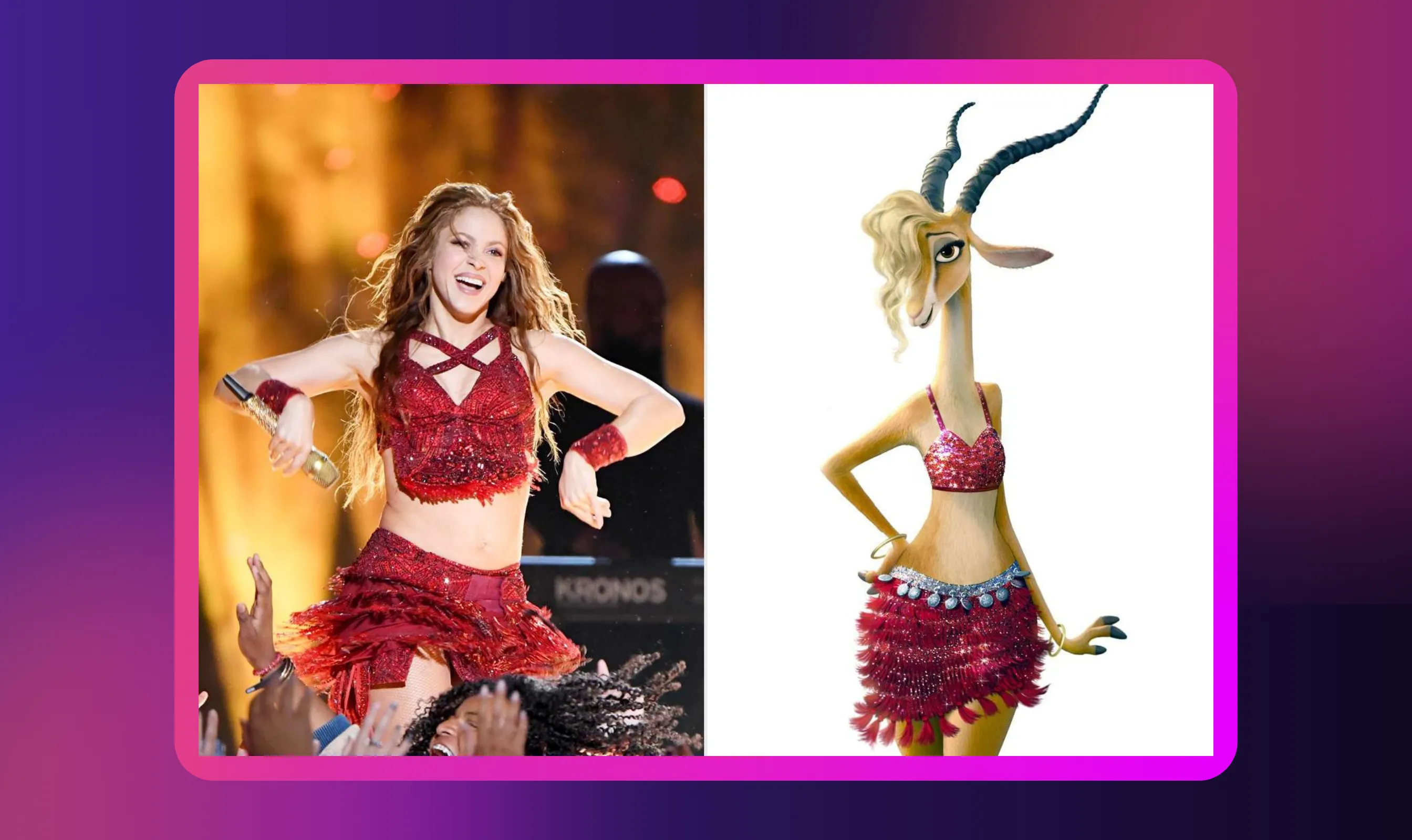 Gazelle - Shakira's Role and Significance