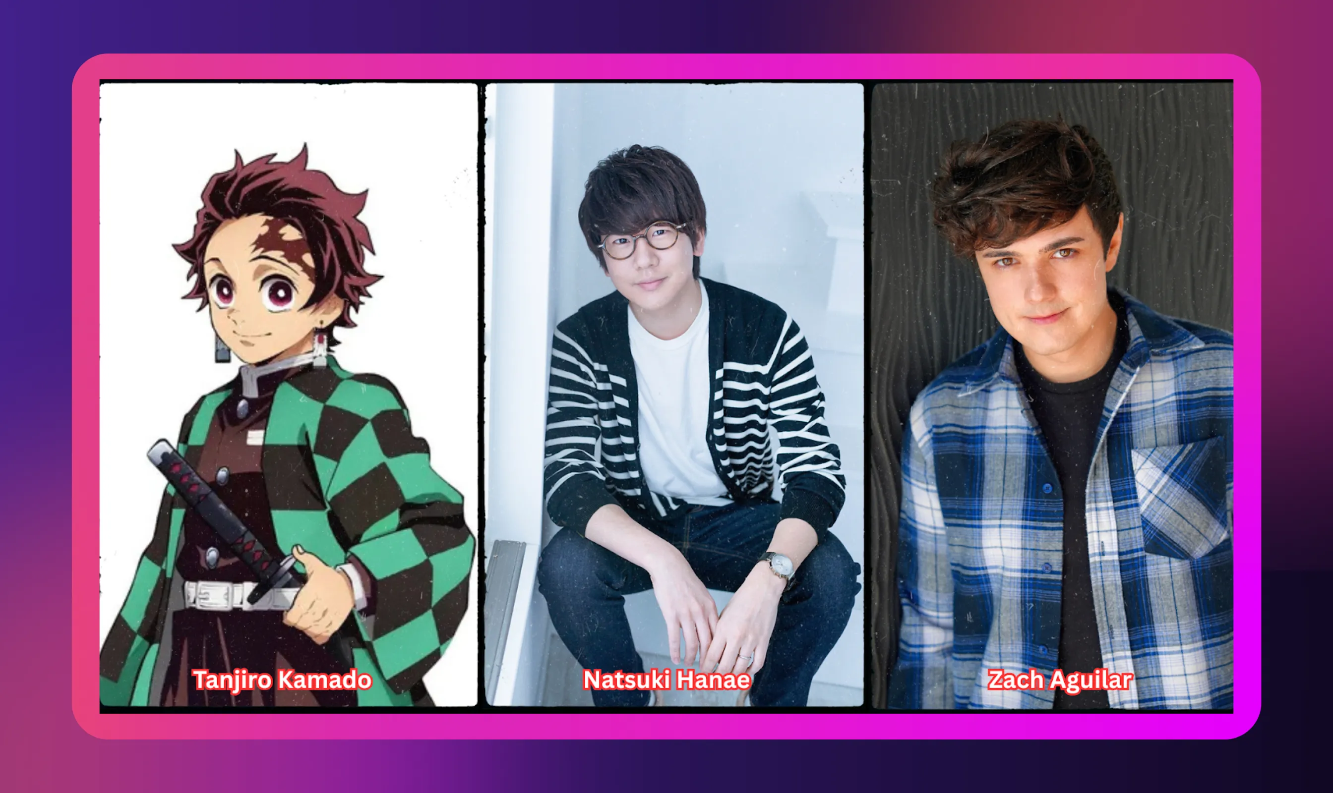 Tanjiro Kamado Voice Actor and Character Background