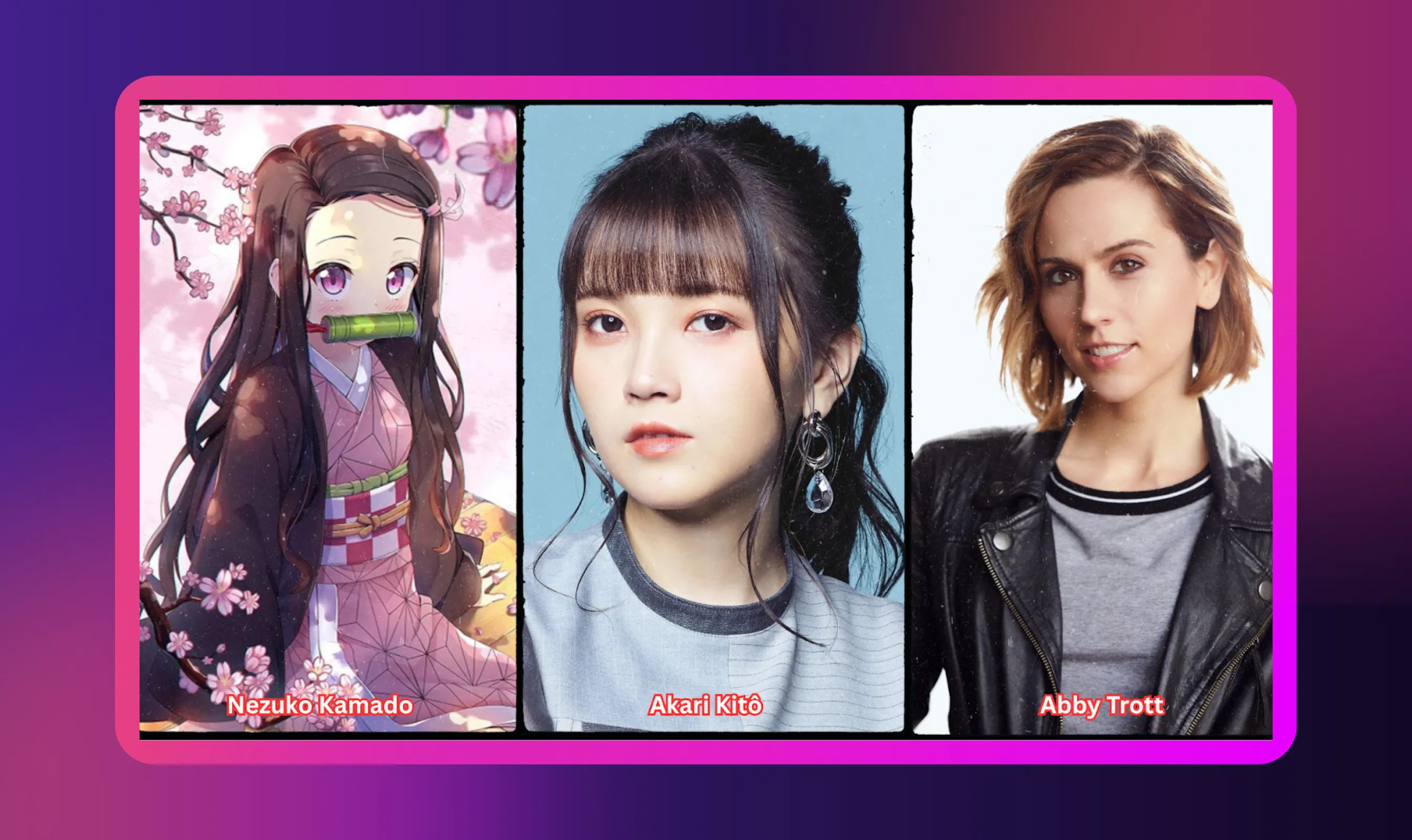 Nezuko Kamado: Unique Voice Performance