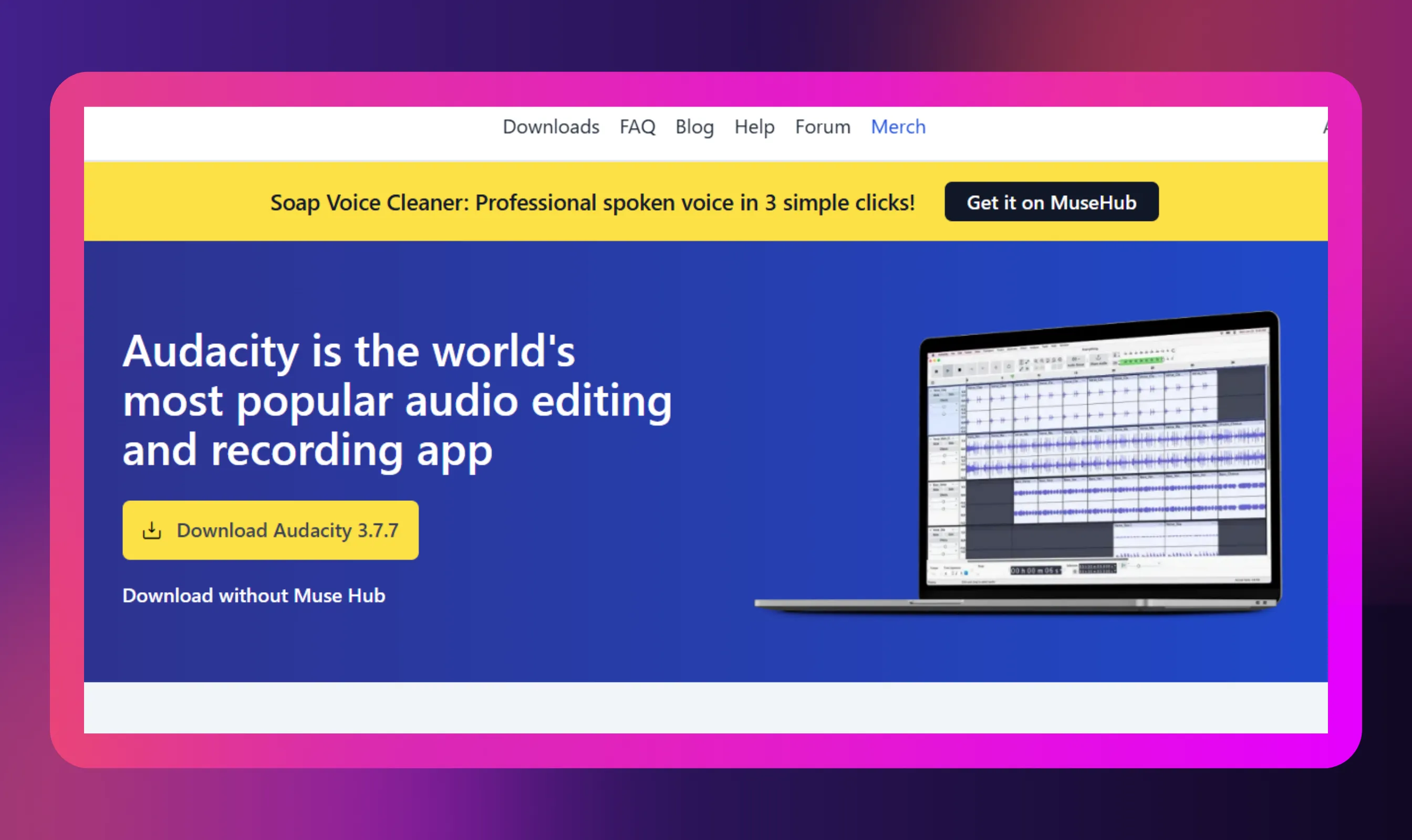2. Audacity: Best Free Option for Beginners and Budget Podcasters