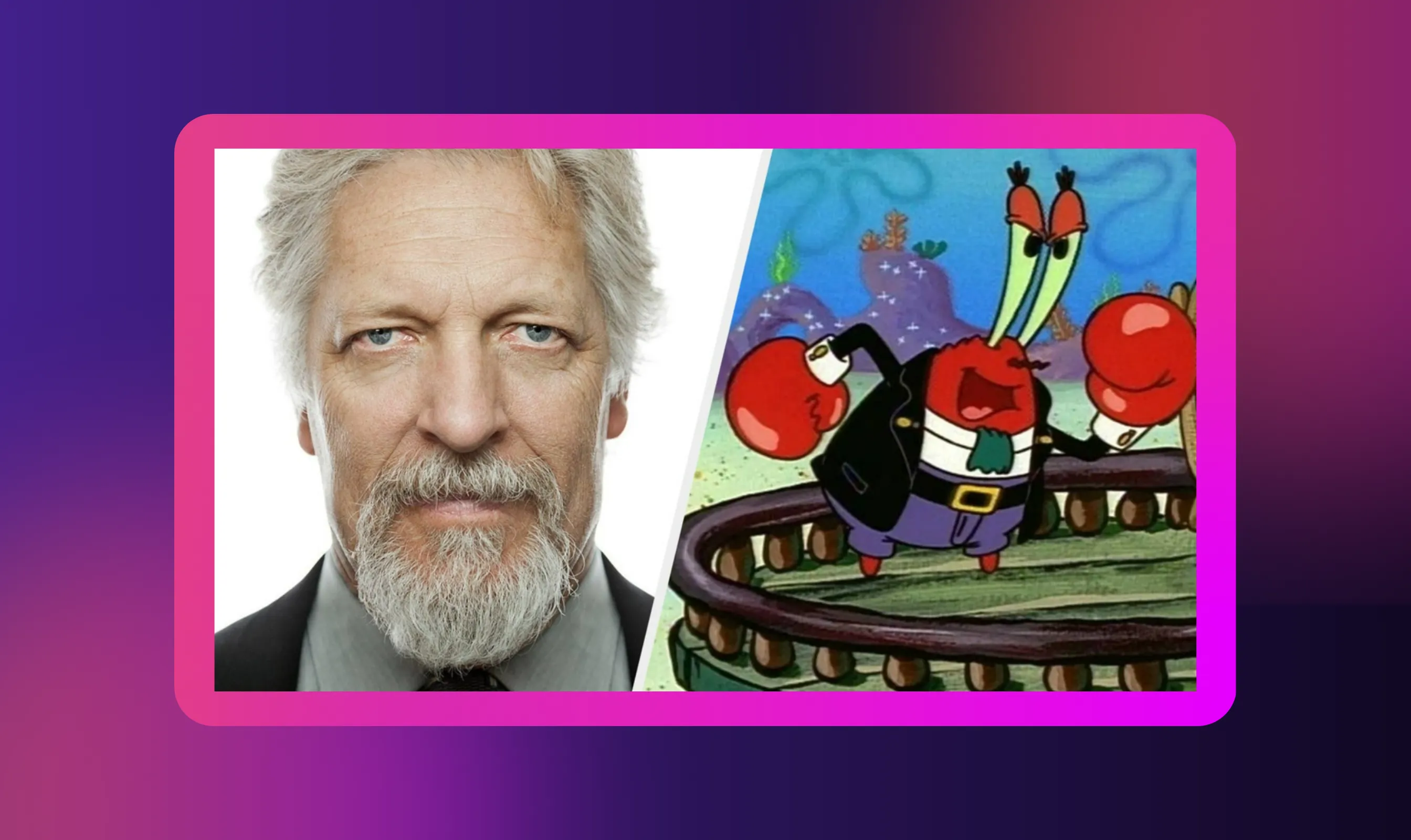 Clancy Brown Voices Mr. Krabs