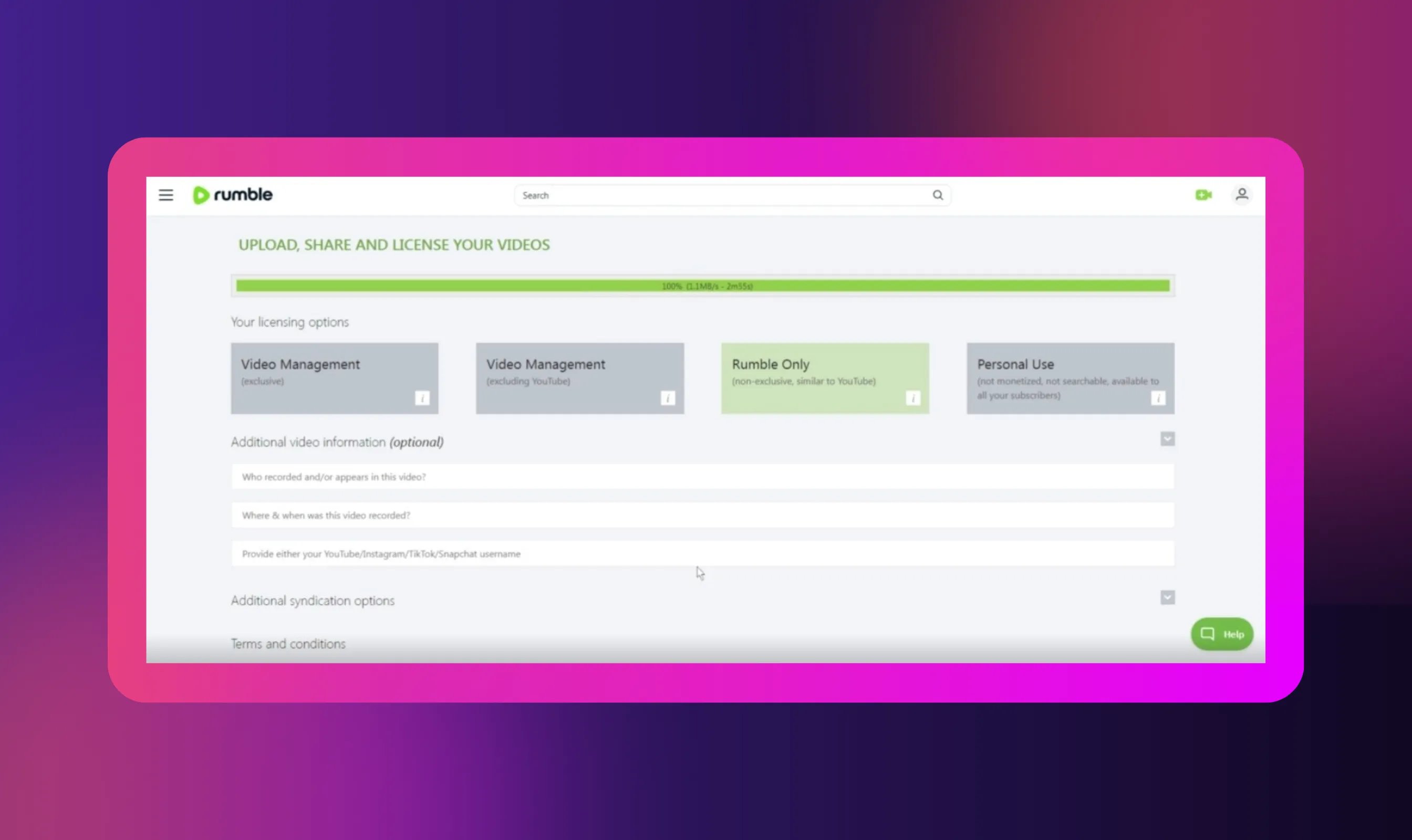 Rumble Licensing and Syndication Revenue