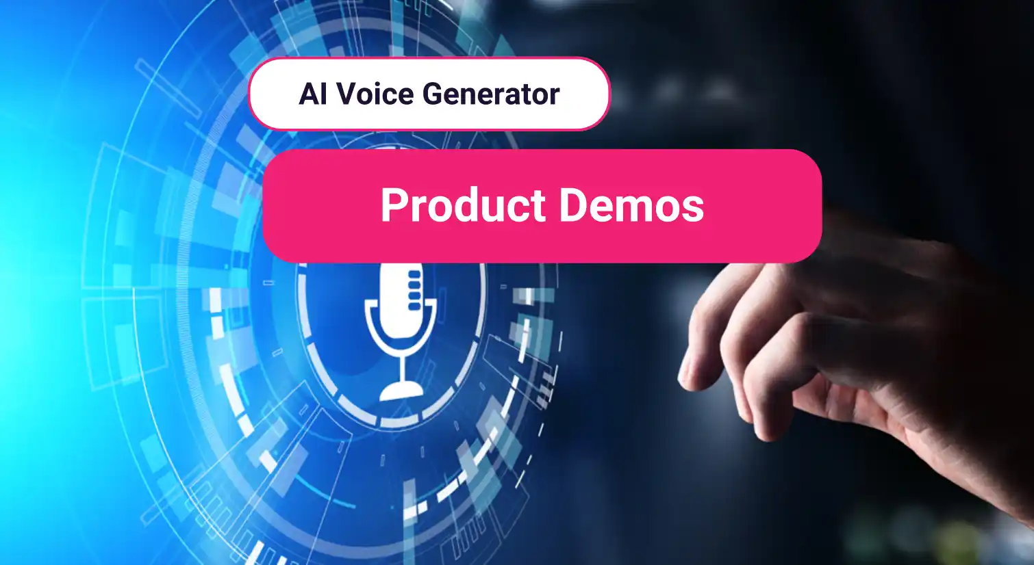 Elevate your product demo with AI voice generator