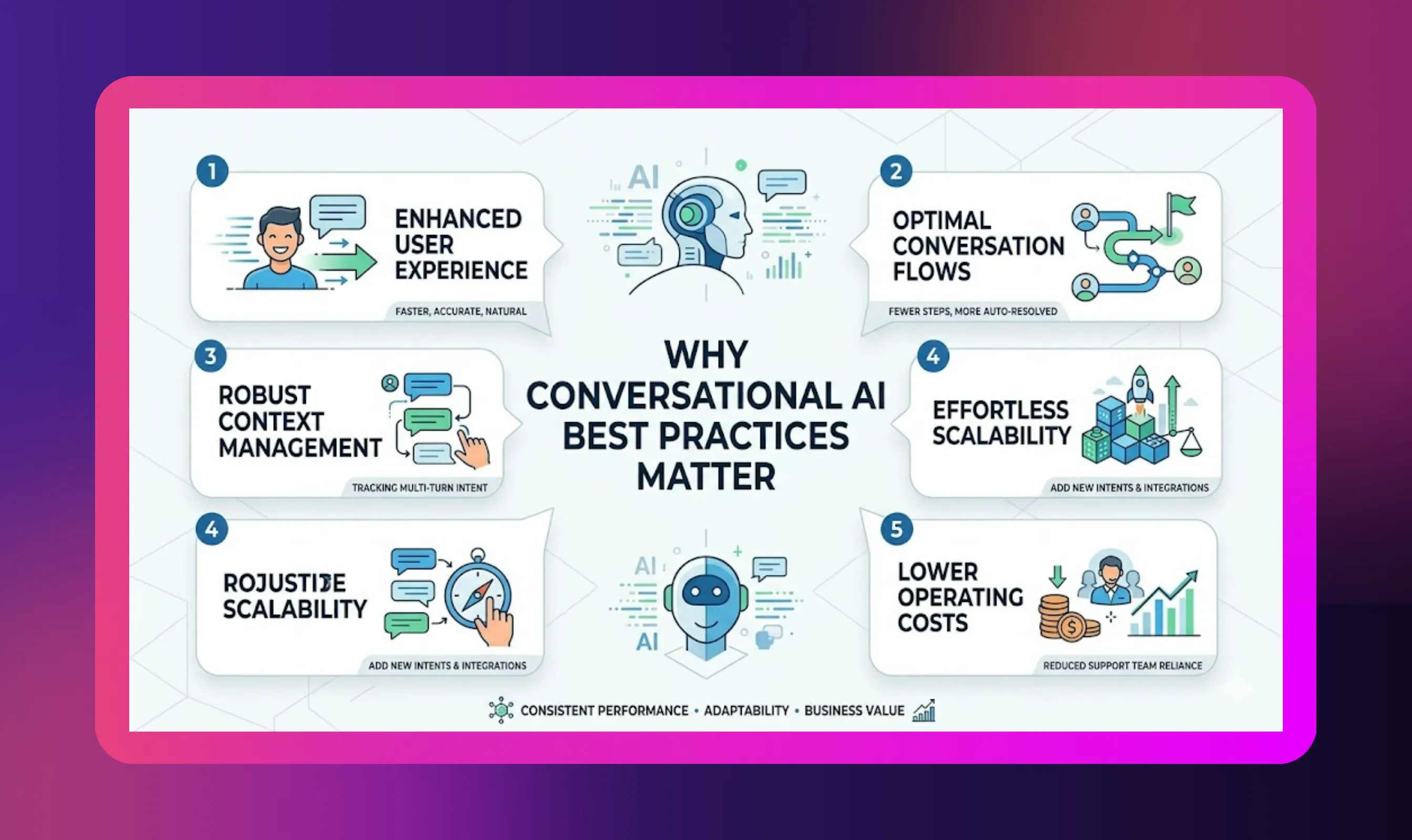 Why Following Best Practices in Conversational AI Systems Matters