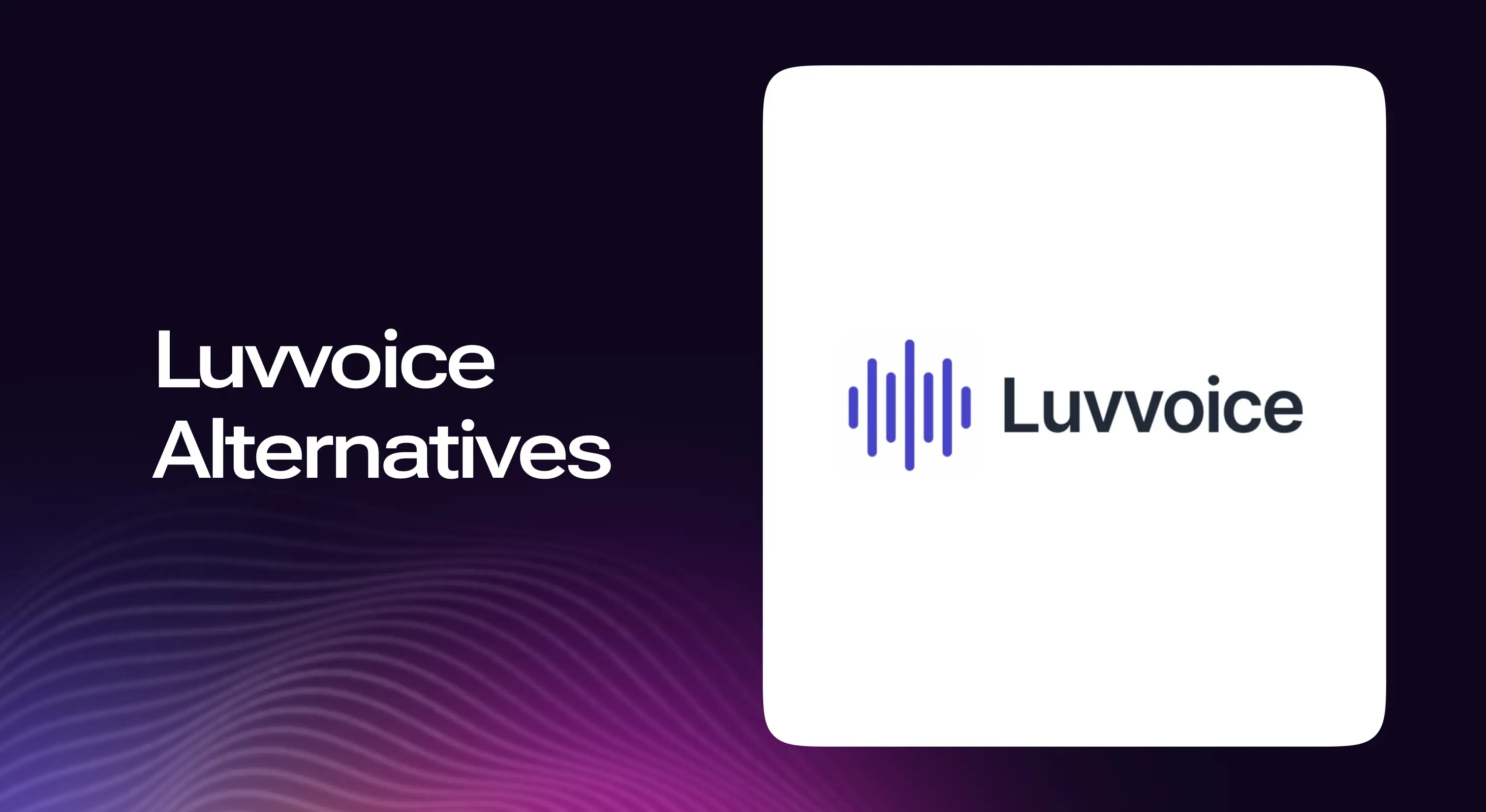 Top 10 Luvvoice Alternatives for 2026