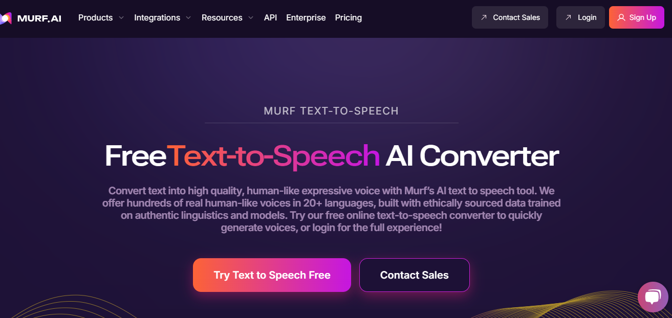 Murf AI TTS Converter