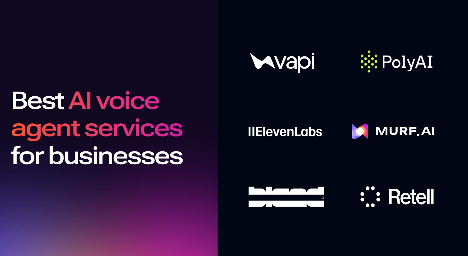 Best AI Voice Agent Services for Businesses (2026 Comparison)