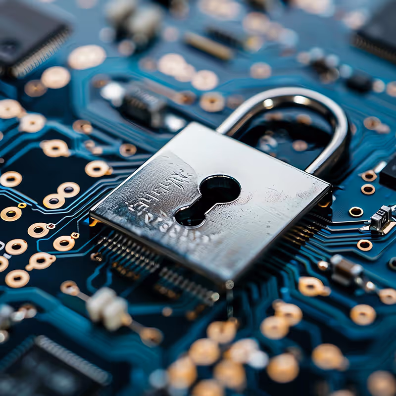 Lasergravur eines Messingstempels