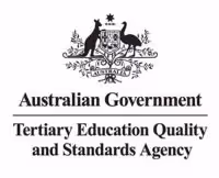 Australian Government logo with text 'Tertiary Education Quality and Standards Agency' below.