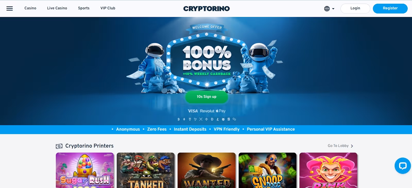CryptoRino Website
