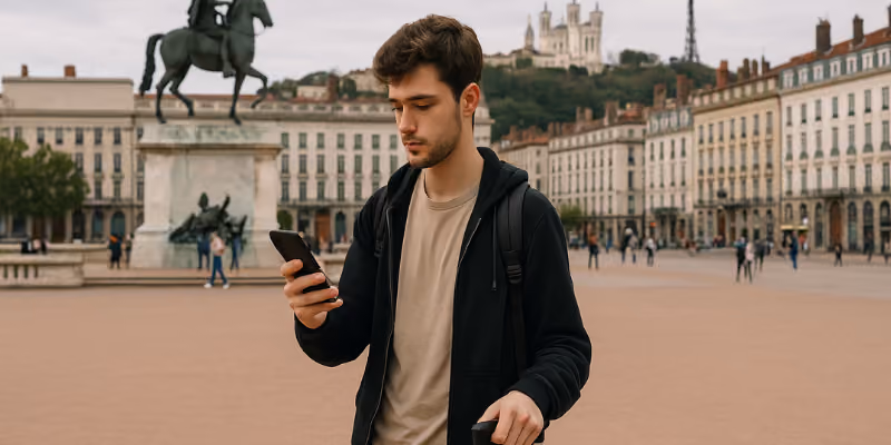étudiant à Lyon