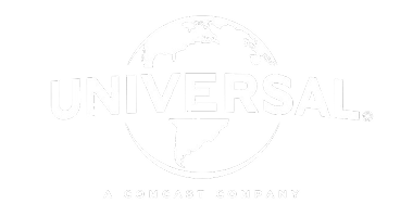 Universal logo featuring a globe with continents and the text 'UNIVERSAL' and 'A Comcast Company' underneath.