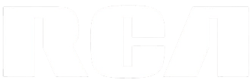 RCA logo in bold white letters on a black background.