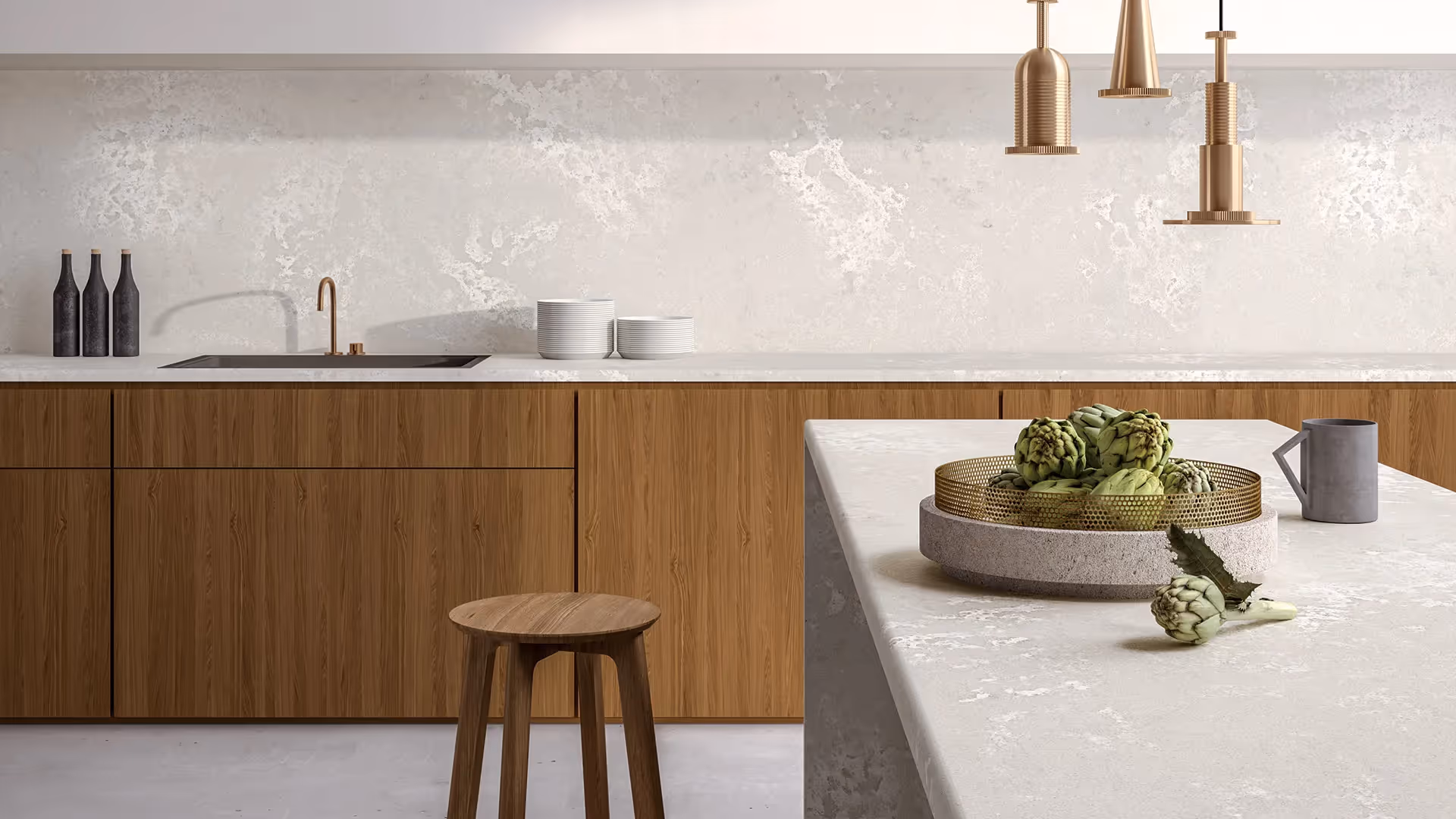 Caesarstone 4011 Cloudburst Concrete