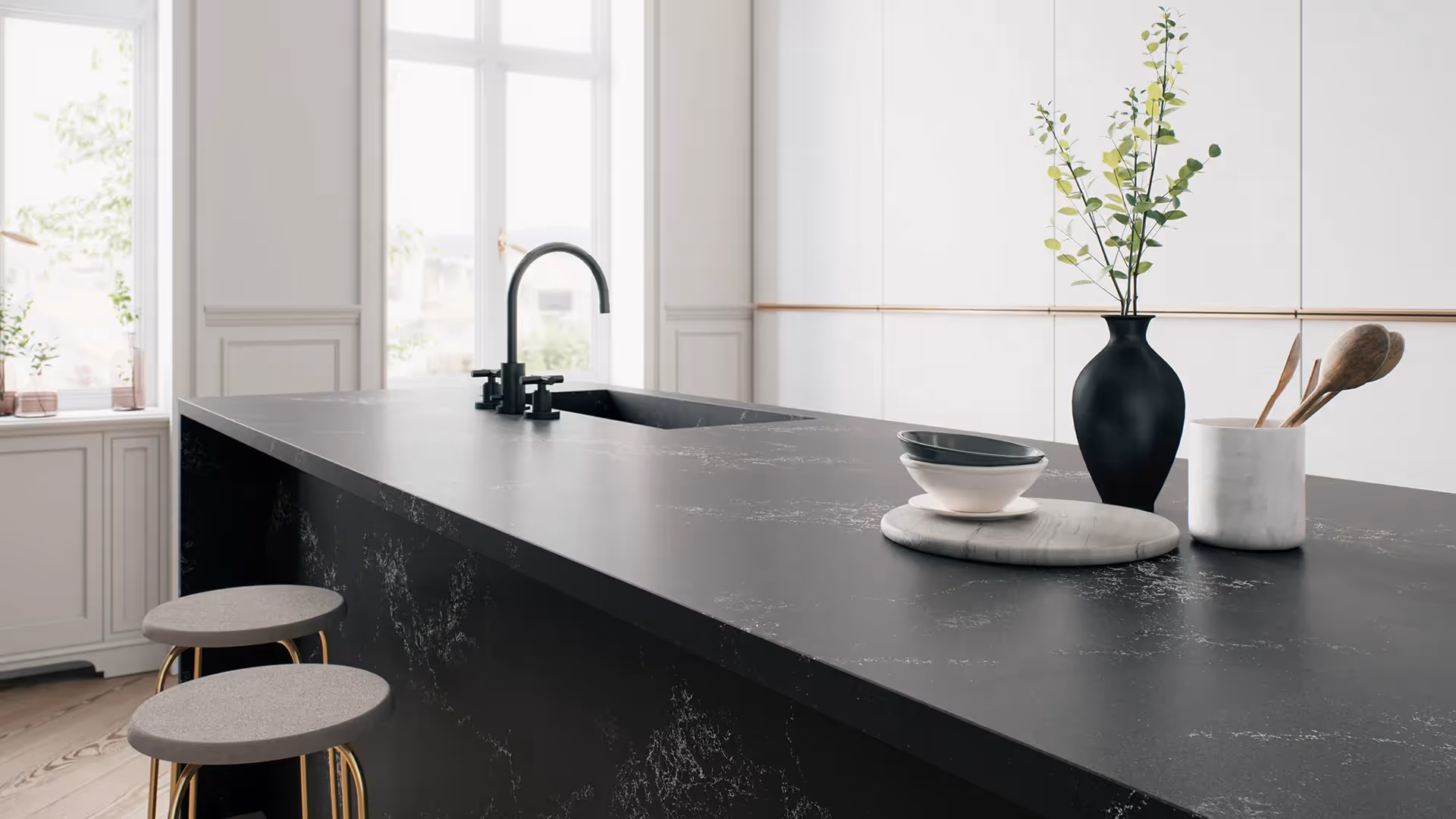 Caesarstone 5101 Empira Black