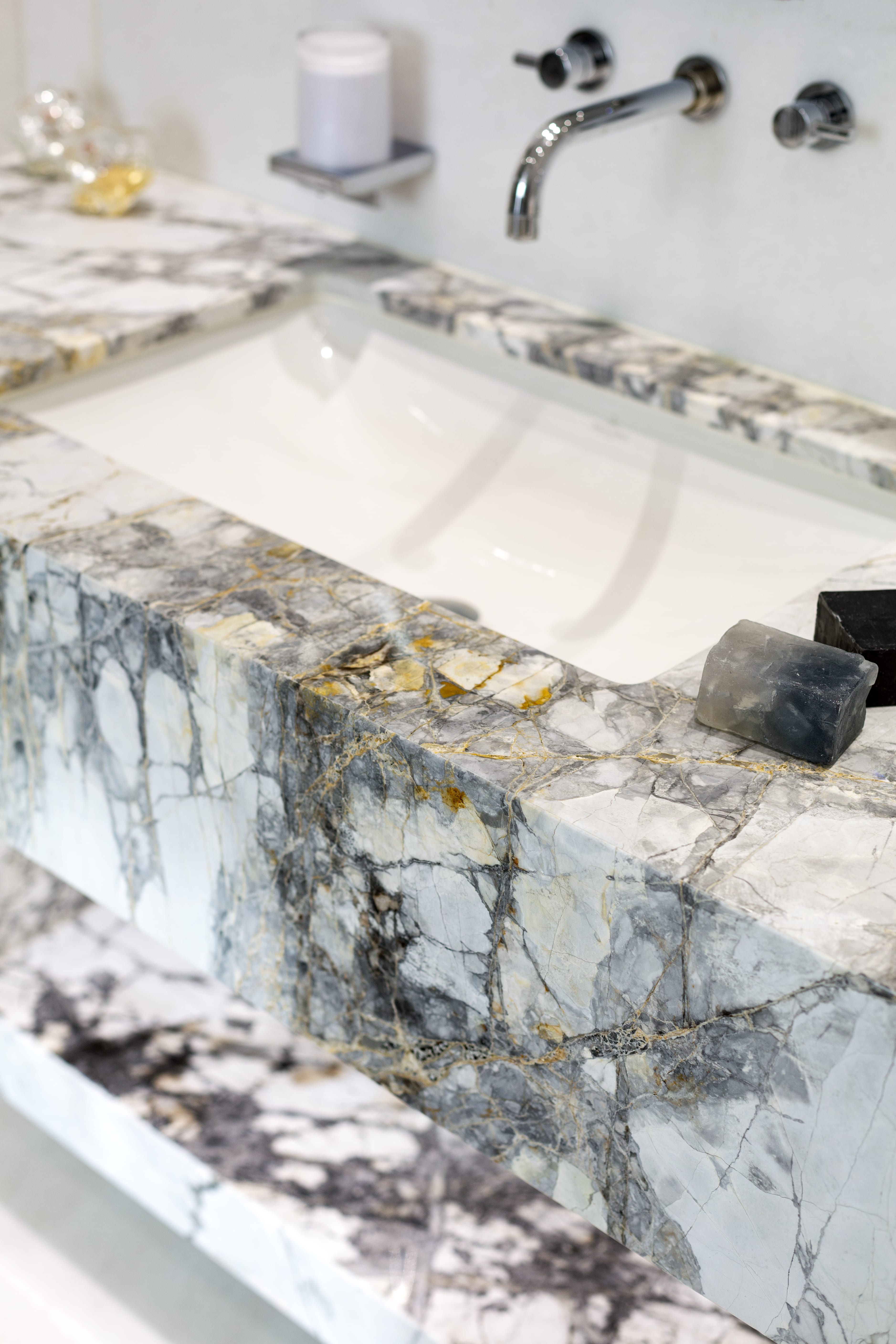 Rock Revelations bathroom worktops and surfaces