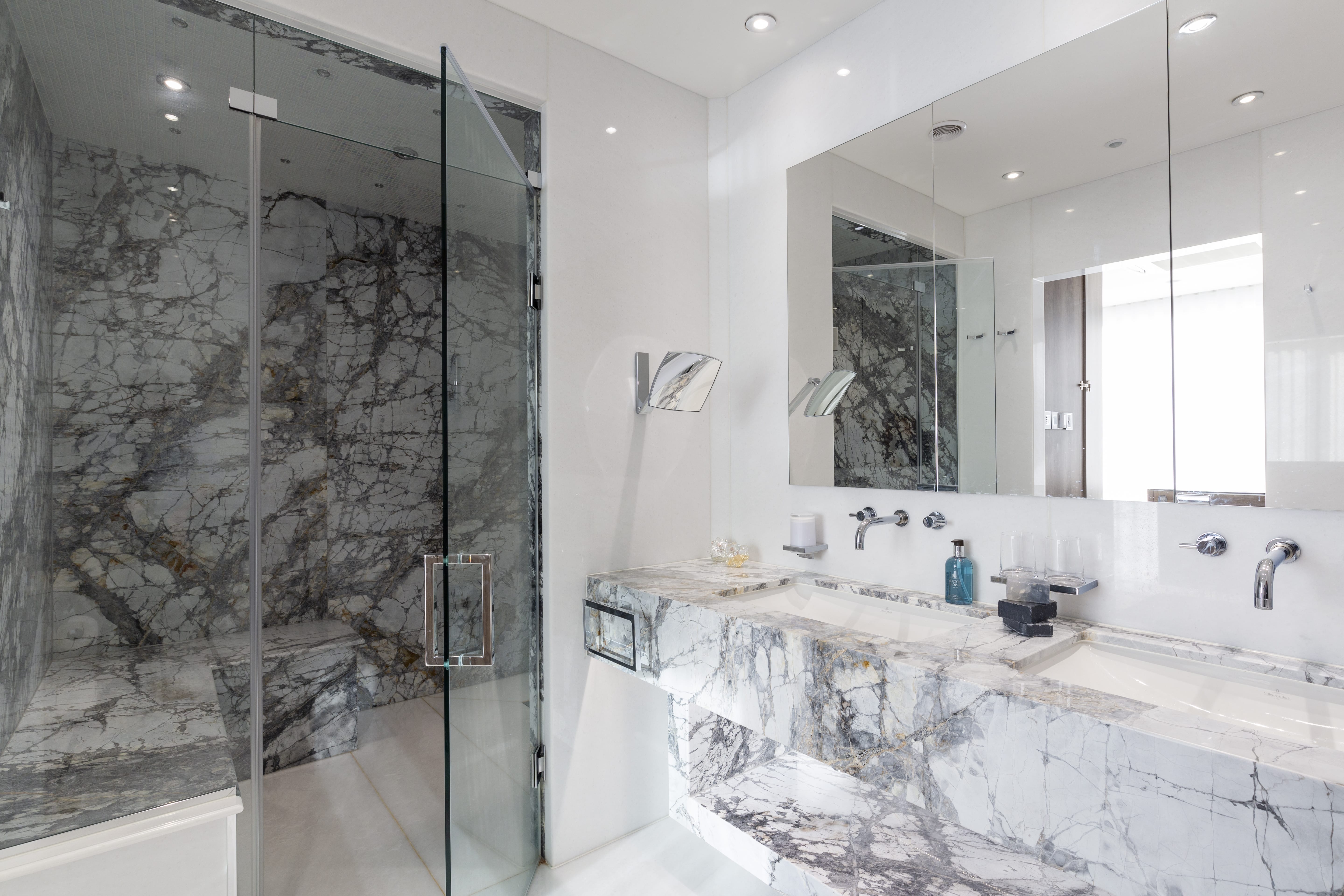 Rock Revelations bathroom worktops and surfaces