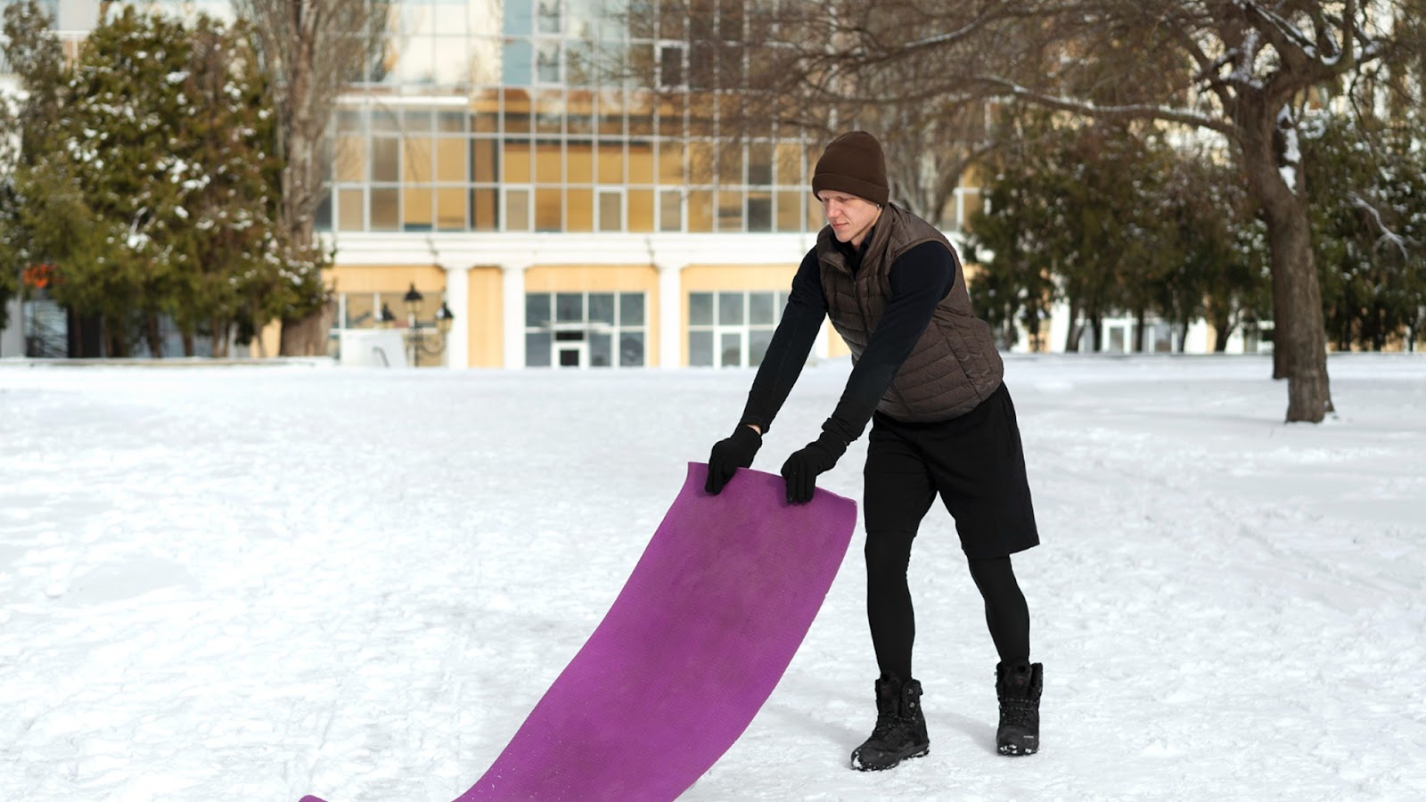 8. Tarps for Snow Prevention