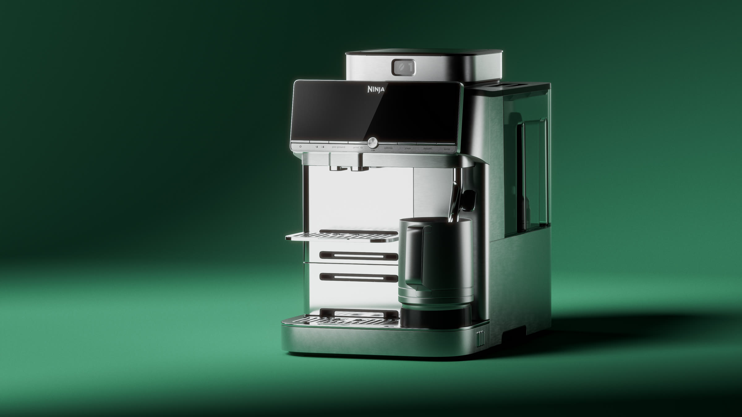 SharkNinja – AutoEspresso Pro – 3D animation still, cover