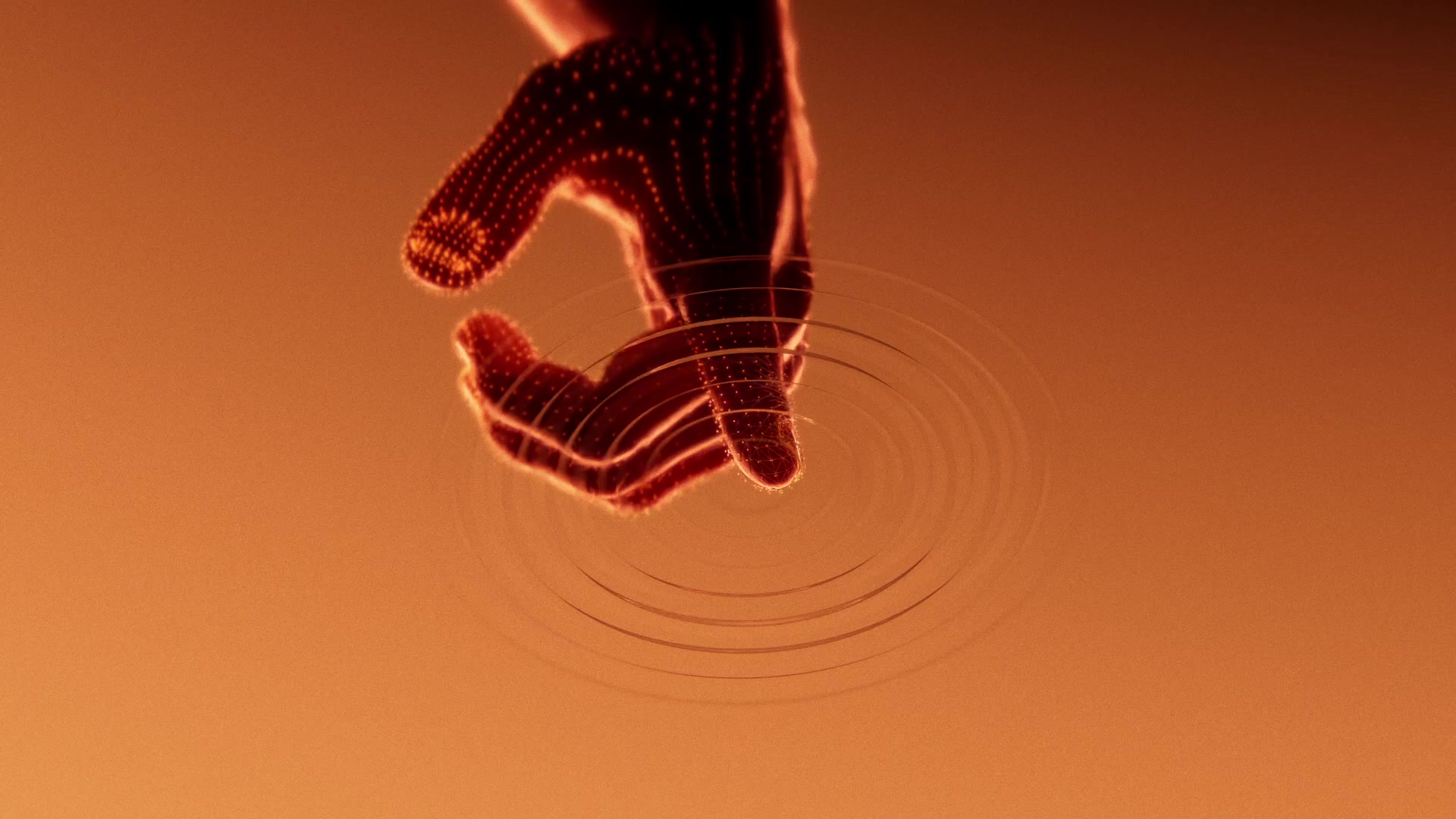 Hamm – The Touch – dotted hand touching the surface