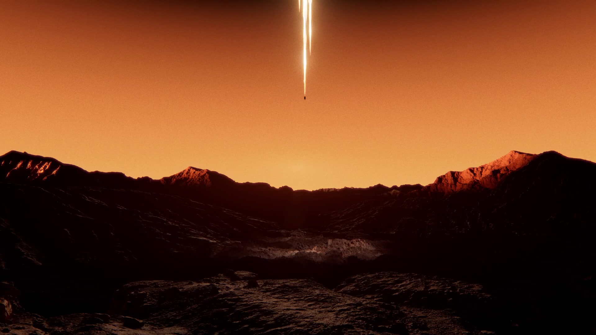 Hamm – The Touch – meteor over the landscape