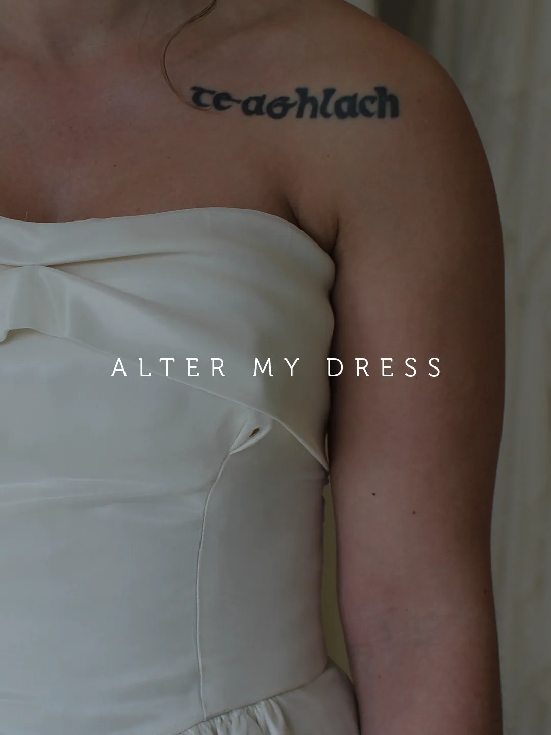 Philly bride at wedding dress fitting at Alter My Dress alteration services in Philadelphia