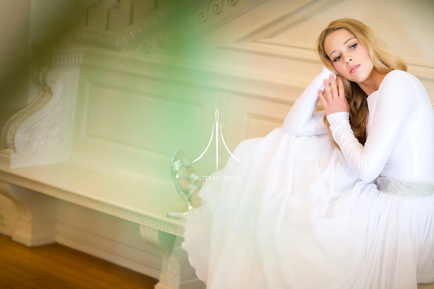 back view of an Alter My Dress wedding dress alterations