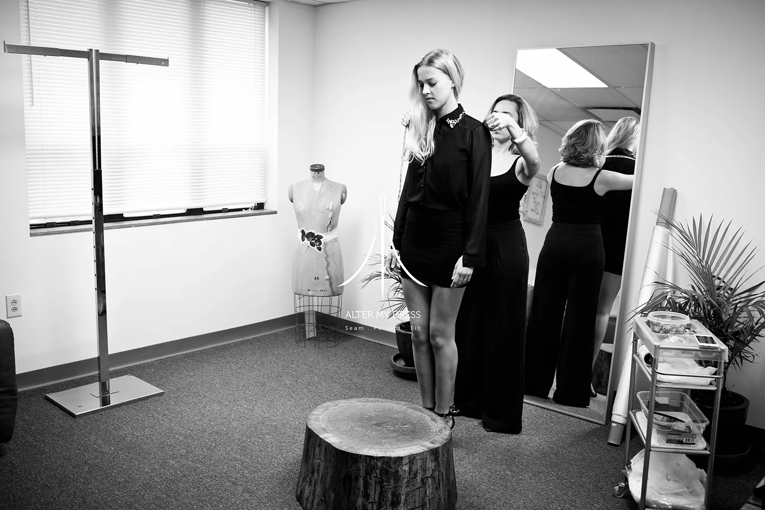 bride at Alter My Dress bridal alterations in Philadelphia