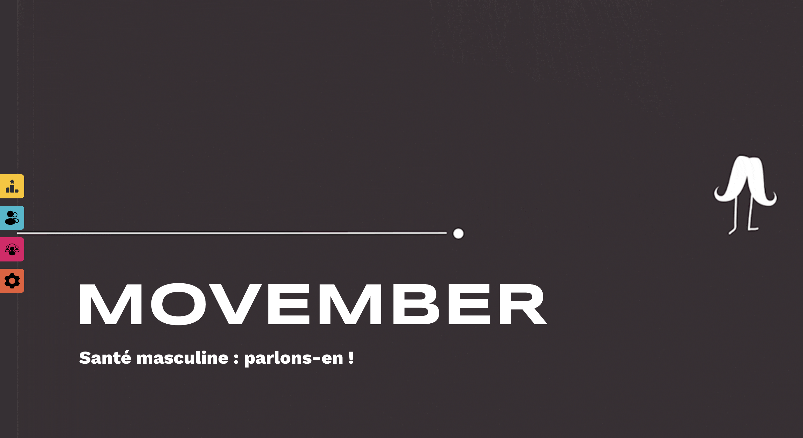 Aperçu du Serious Game "Movember - Santé masculine : parlons-en"