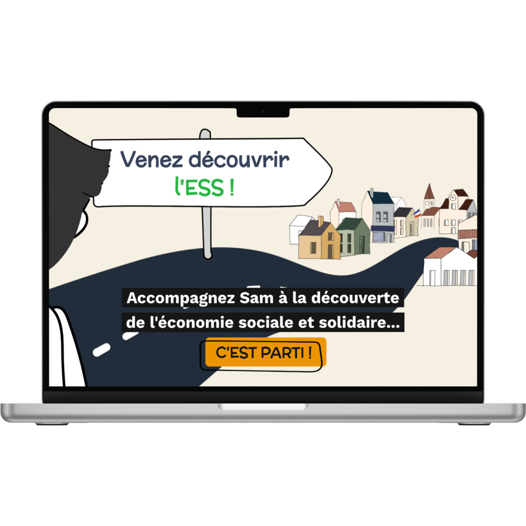 Mockup du Serious Game Économie Sociale et Solidaire
