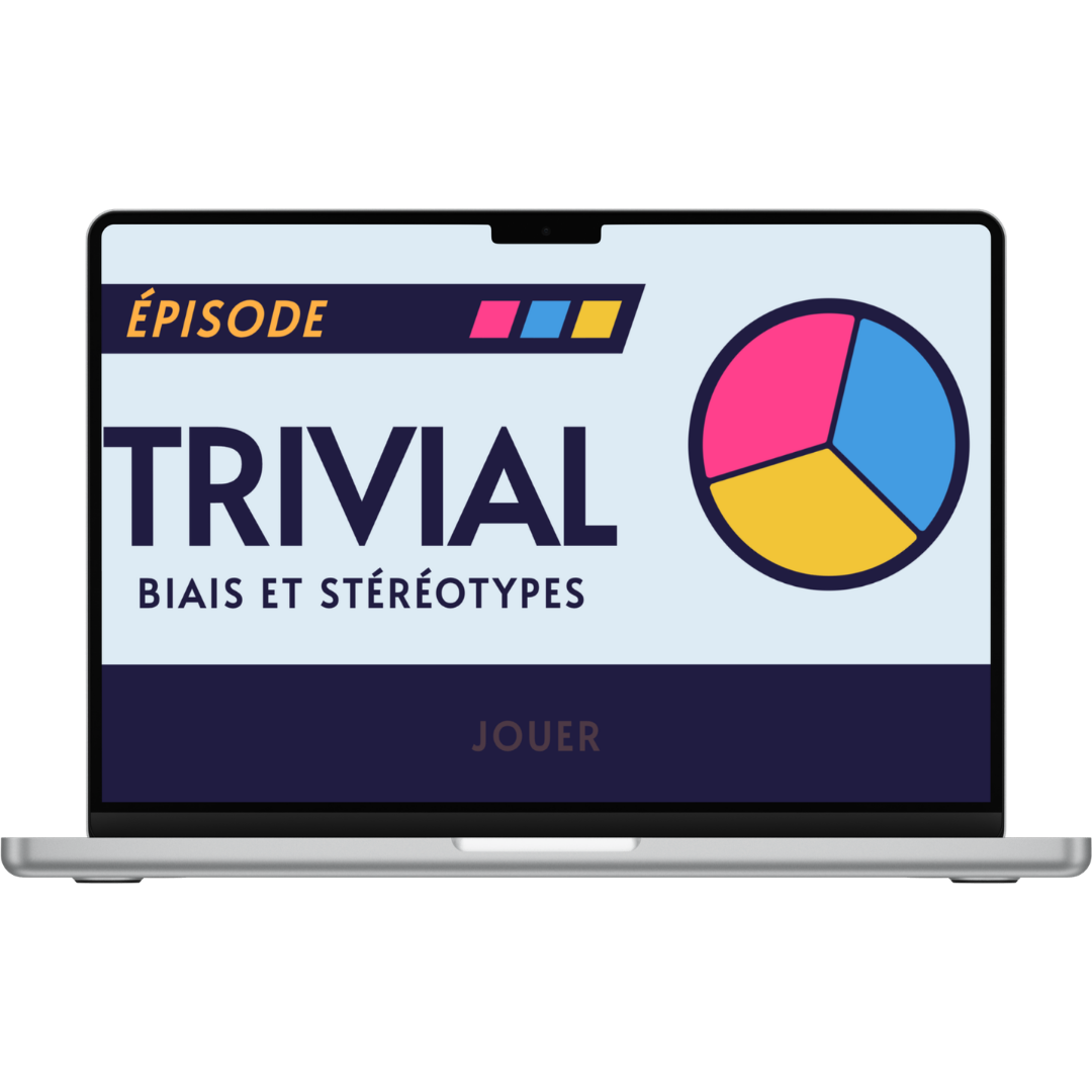 Mockup du Serious Game Biais et stéréotypes