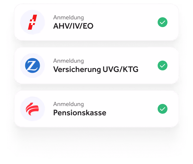 Visualisierung des quitt Business Prozesses zur Meldung von Löhnen und Versicherungen an Behörden