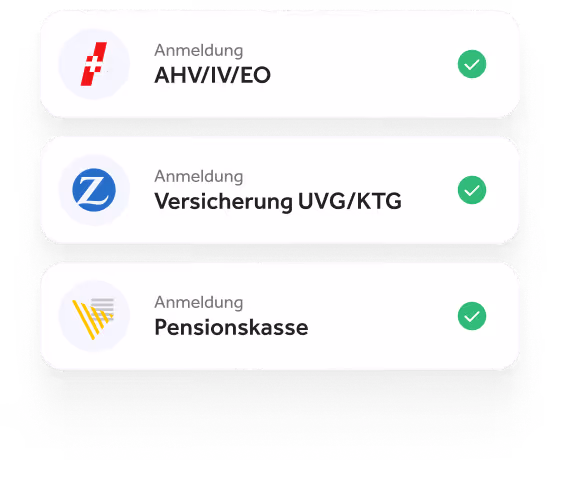 Visualisierung des quitt Business Prozesses zur Meldung von Löhnen und Versicherungen an Behörden