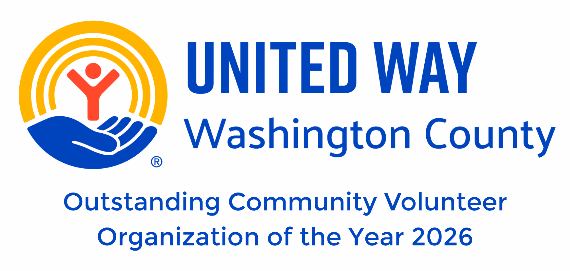 United Way, Washington County, Outstanding Community Volunteer Organization of the Year 2026, logo