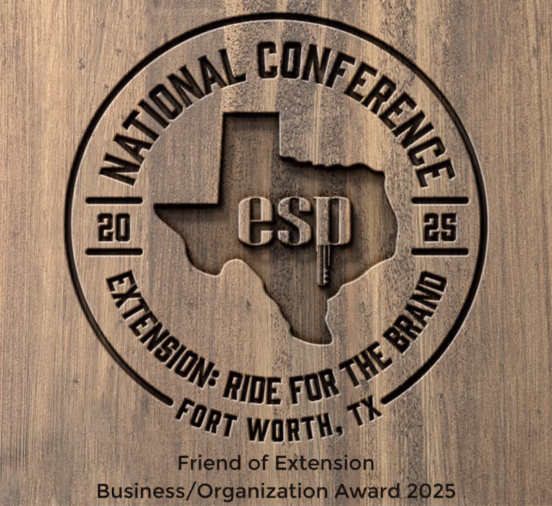 ESP National Conference, Friend of Extension Business/Organization Award 2025, logo